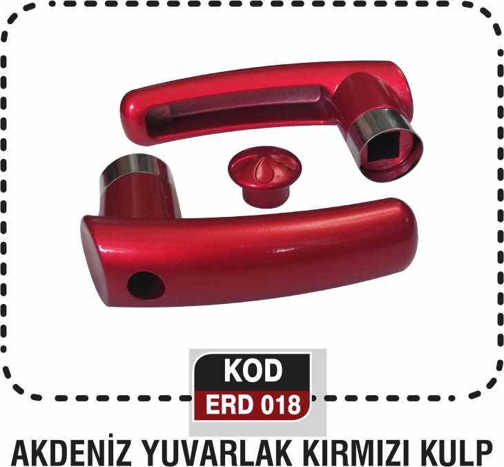 AKDENİZ YUVARLAK KIRMIZI KULP ERD 018